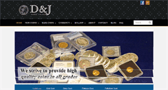 Desktop Screenshot of djrarecoins.com