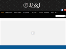 Tablet Screenshot of djrarecoins.com